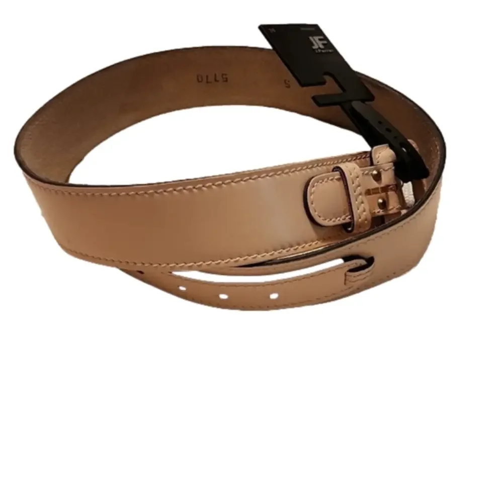 J Ferrar leather wide tan belt size small